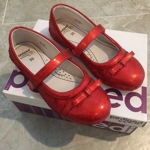 Beautiful Pediped Penny - Red Sequin Ballet